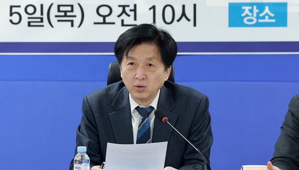 발언하는 더불어민주당 오기형 K-자본시장 특위 위원장(사진=연합뉴스)