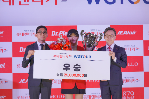 이진경, 골프존 '2026 롯데렌터카 WGTOUR' 3차 대회서 메이저 우승
