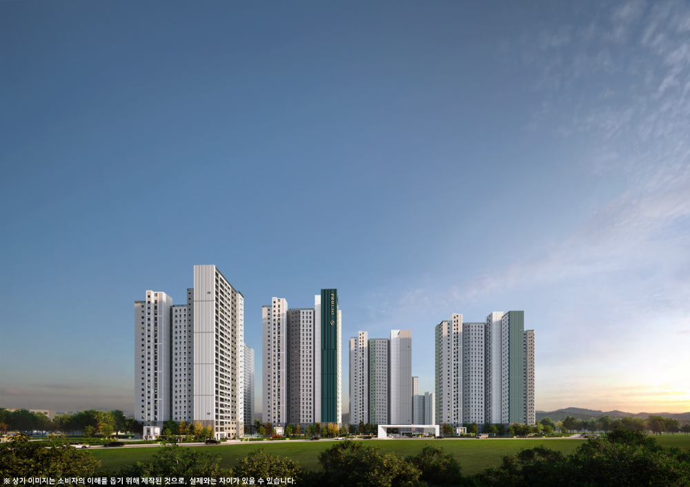 청주 푸르지오 씨엘리체 투시도.(사진=대우건설)