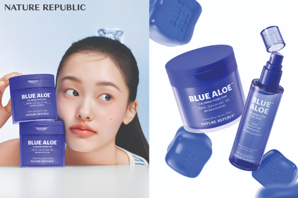 네이처리퍼블릭 블루 알로에 카밍 포어 패드 출시