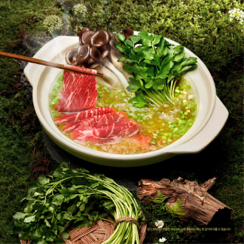 이랜드이츠 로운 샤브샤브, 봄 시즌 '미나리 샤브샤브' 출시