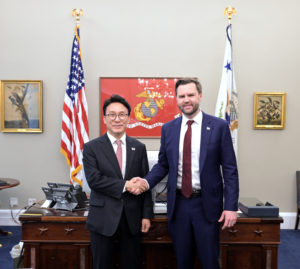 김민석 총리, JD 밴스 미국 부통령과 회담(사진=연합뉴스)