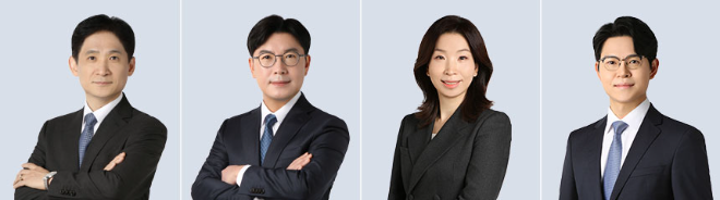 왼쪽부터 최종원, 홍석현, 김미정, 이의규 변호사. 사진=바른