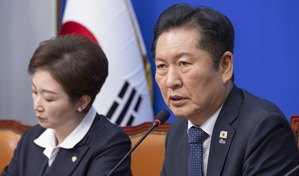 발언하는 정청래 대표(사진=연합뉴스)