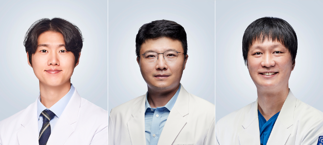 (왼쪽부터) 국제성모병원 응급의학과 차민수, 송명제, 김종선 교수. 사진=국제성모병원