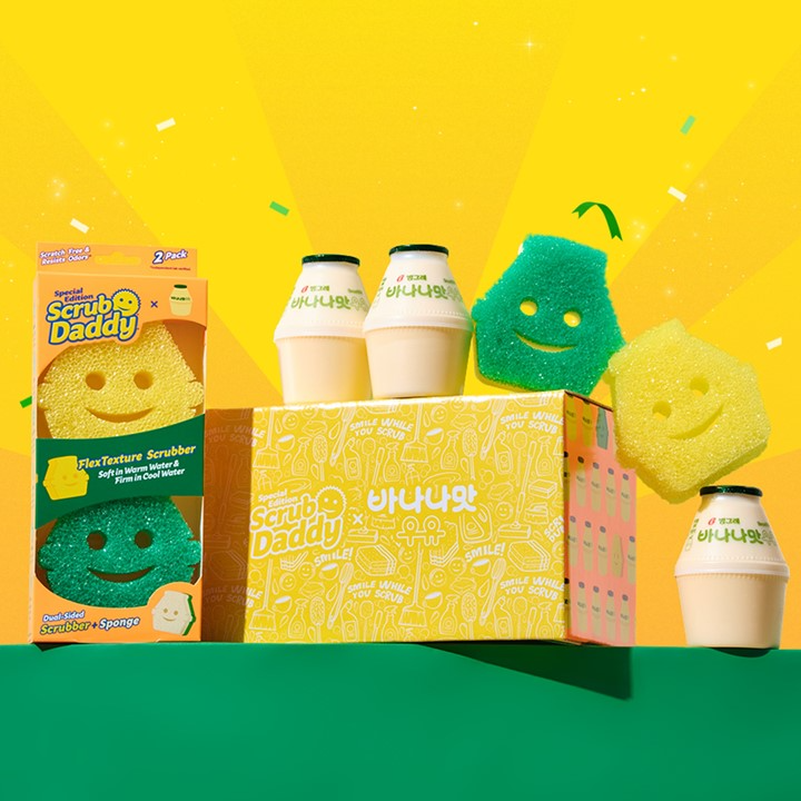 빙그레, 바나나맛우유 X 스크럽 대디 협업 굿즈 출시