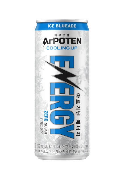 대상웰라이프 아르기닌 에너지 드링크 아르포텐 쿨링업 출시