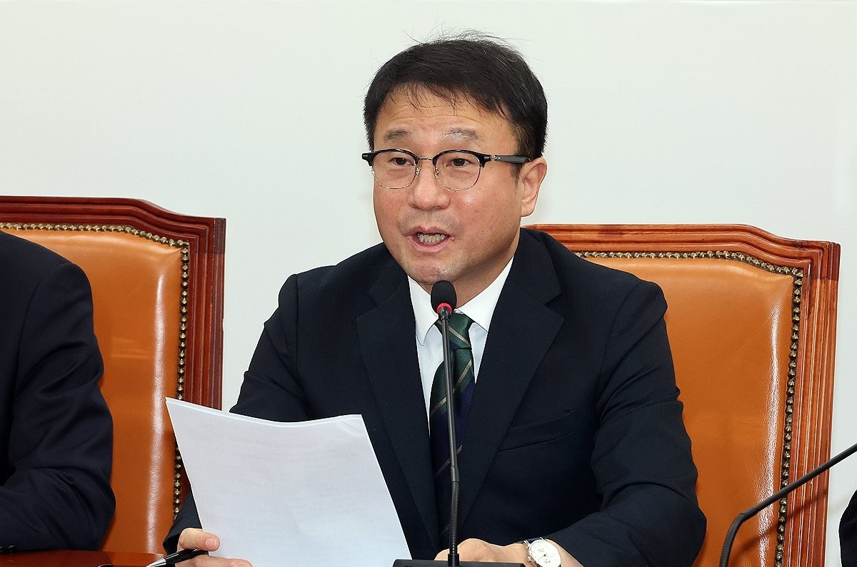 민주당 정책조정회의, 발언하는 한병도 원내대표(사진=연합뉴스)