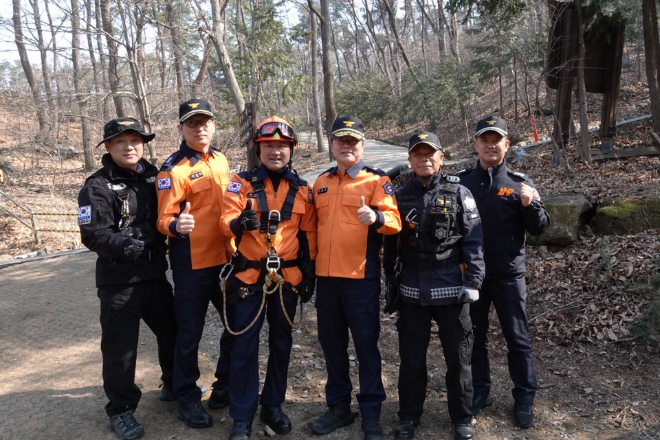 이영희 경기도의원, 산악사고 대비 구조훈련 점검 / 경기도의회