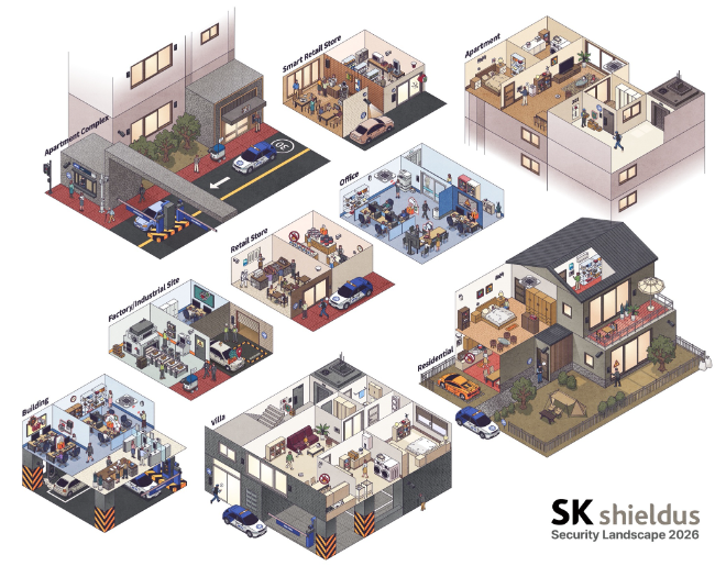 SK쉴더스, 신진 작가와 협업해 보안 서비스 일러스트 제작