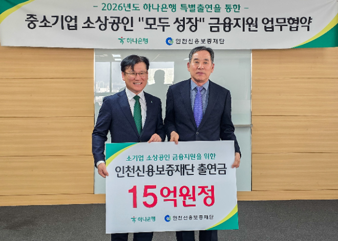 ‘모두 성장’ 금융지원 업무협약 / 인천시