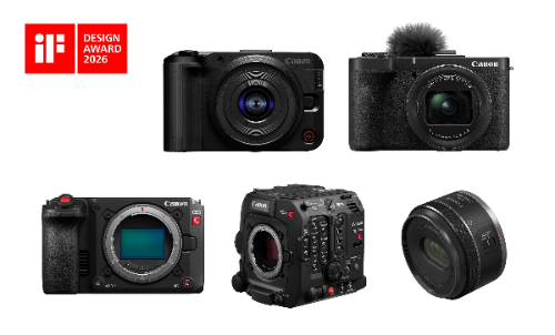 캐논, '2026 iF 디자인 어워드'서 5개 제품 본상 수상…32년 연속 기록
