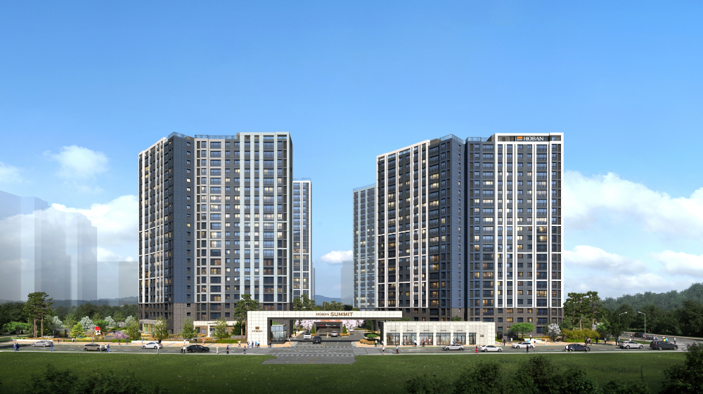 호반써밋 시흥거모 B1블록 투시도.(사진=호반건설)