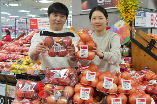 롯데마트, '기체제어' 저장 사과 600톤 출하