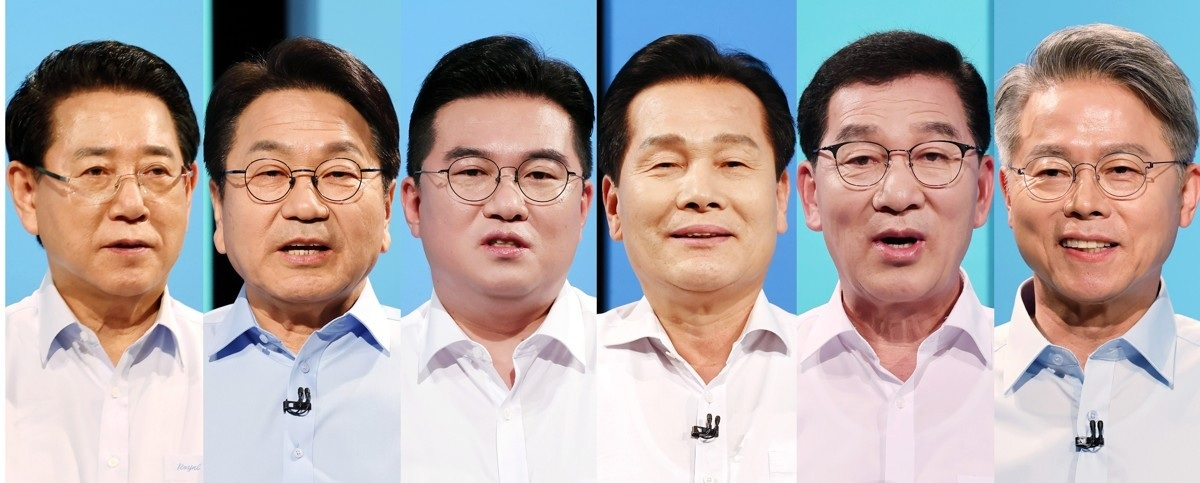 전남광주특별시장 예비경선 후보들(사진=연합뉴스)