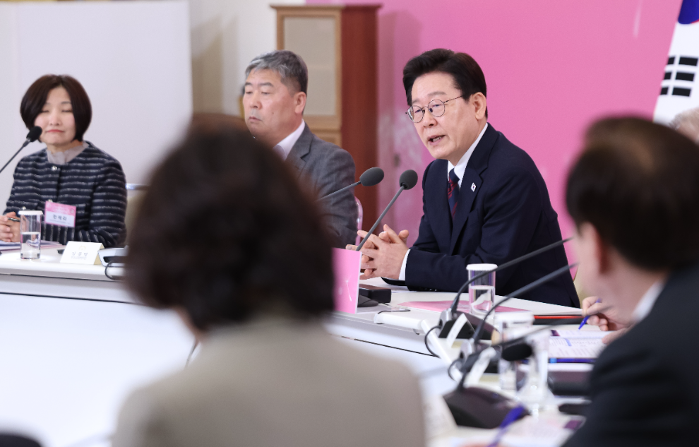 이재명 대통령, 노동정책 토론회 발언(사진=연합뉴스)