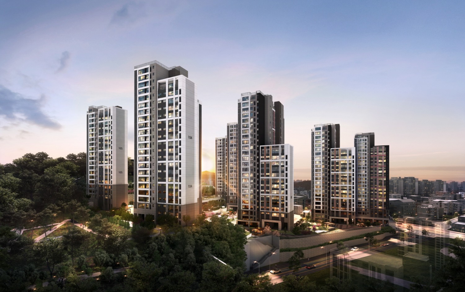 김포 칸타빌 에디션 투시도.