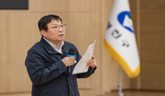 자양3동 227-147번지 일대 주택재개발사업 정비계획(안) 주민설명회 참석한 김경호 광진구청장