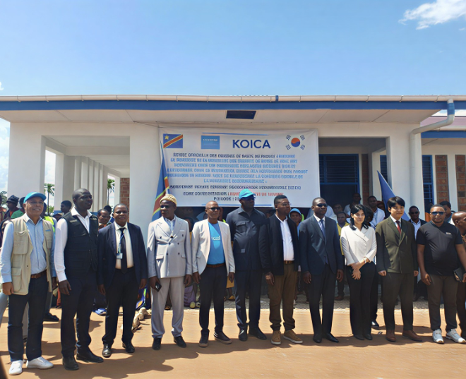 코이카, DR콩고 탕가니카 지역 보건센터 준공