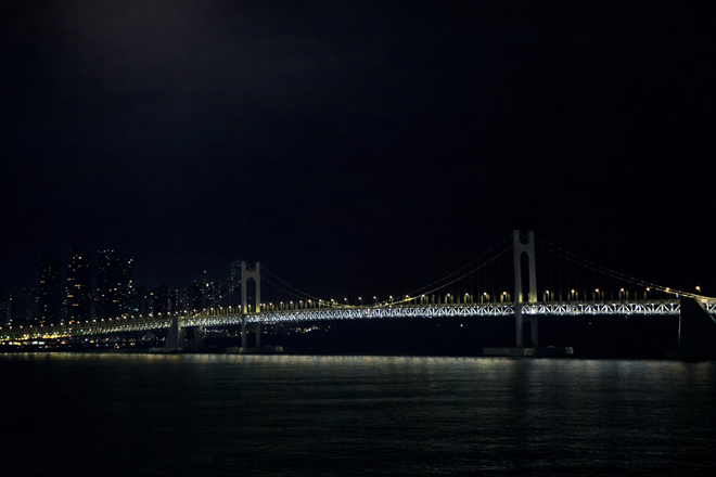 광안대교 소등.(제공=부산시설공단)