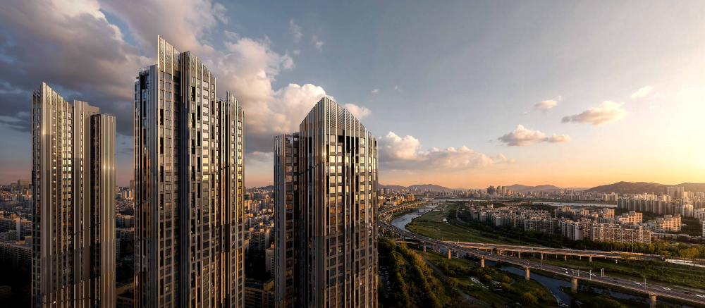 래미안 르네아르 대치 조감도.(사진=삼성물산 건설부문)