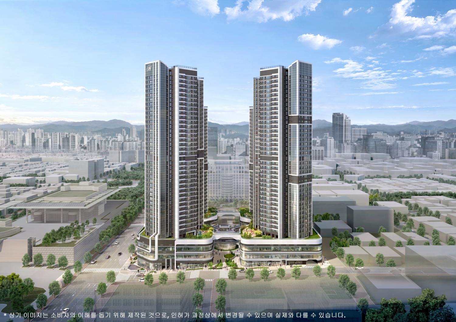 힐스테이트 구월아트파크 조감도.(사진=현대엔지니어링)