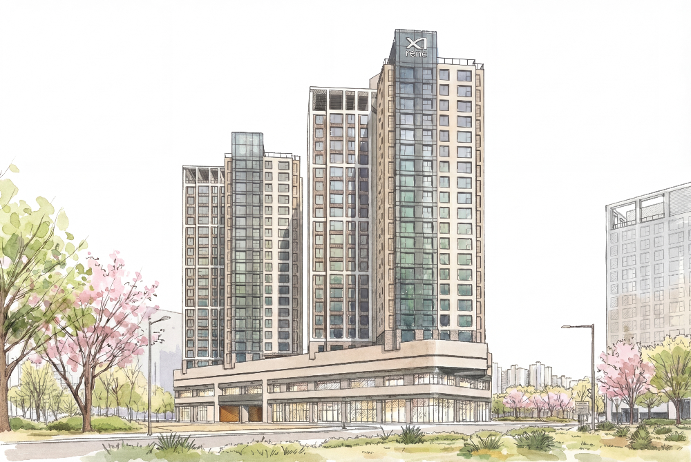 공덕역자이르네 스케치