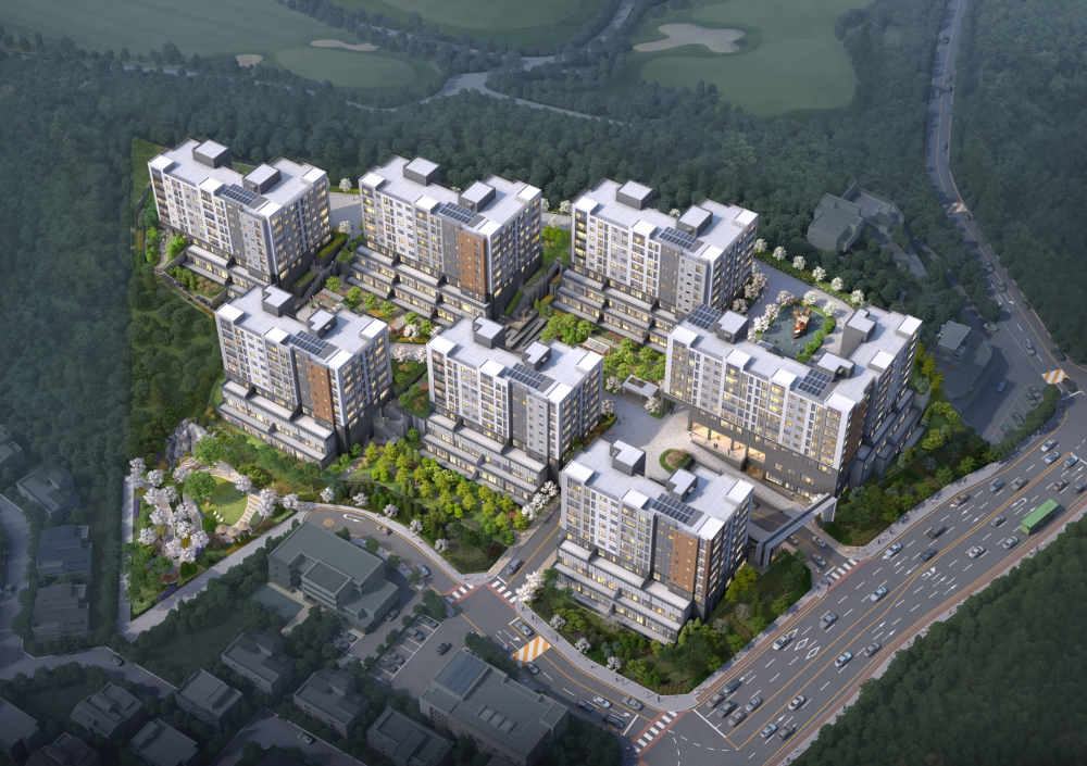 용인 플랫폼시티 라온프라이빗 아르디에 조감도.