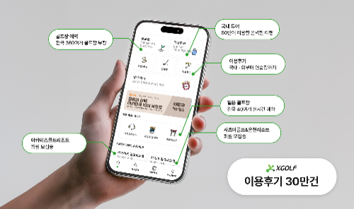 XGOLF, 골프장 이용 후기 30만 건 돌파