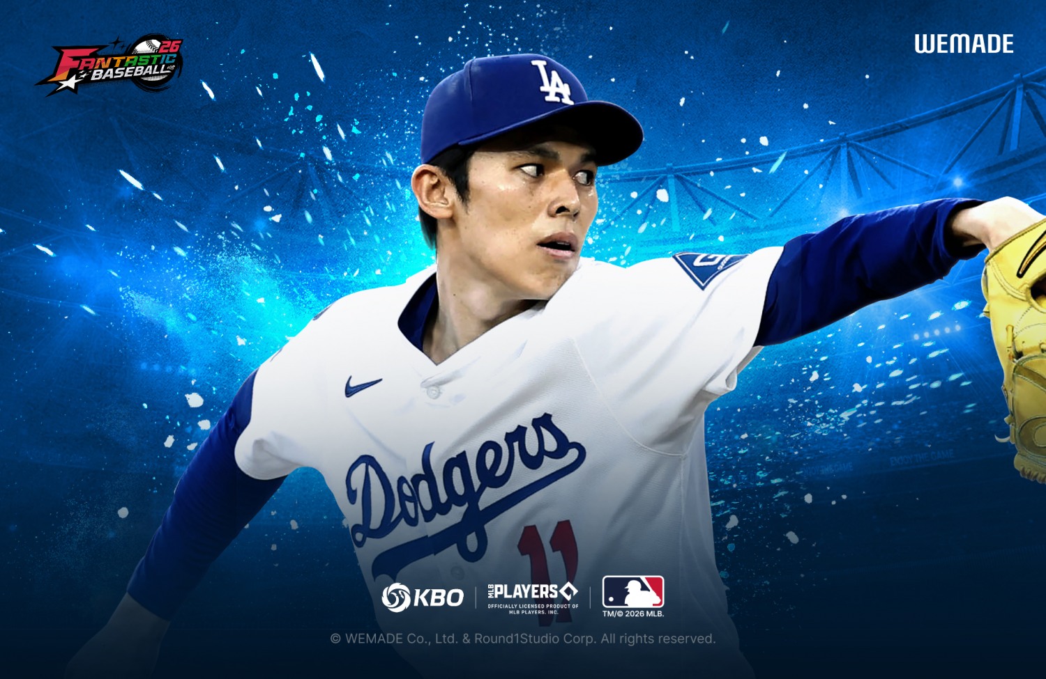 위메이드 '판타스틱 베이스볼' 홍보 모델로 LA 다저스 사사키 로키 선정