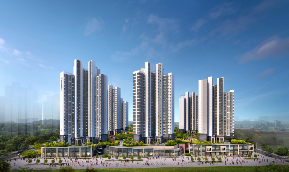 검단호수공원역 파라곤 투시도.(사진=동양건설산업)