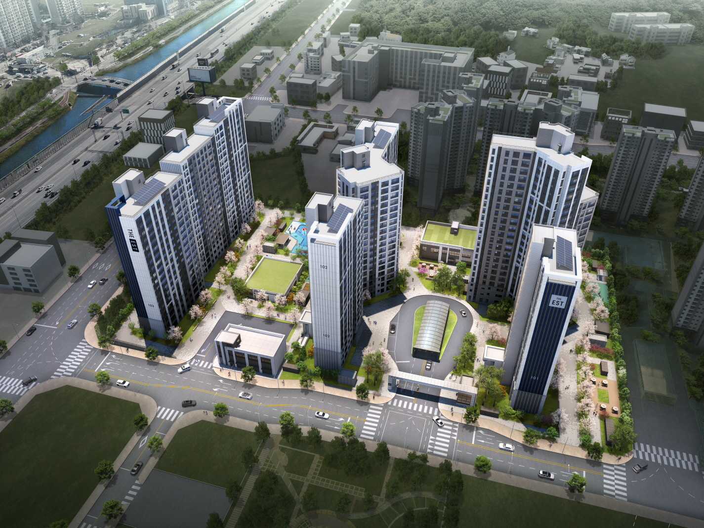 '용인 고림 동문 디 이스트' 조감도