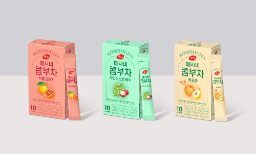 동서식품, ‘동서 애사비 콤부차’ 신제품 3종 출시