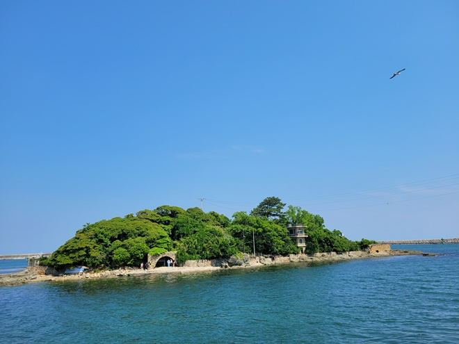 기장 드라이브 관광경관 명소화 사업 대상지인 기장읍 연화리 죽도 모습.(제공=부산 기장군)
