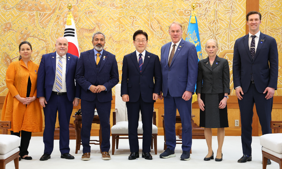 이재명 대통령, 미국 하원의원단 접견(사진=연합뉴스)