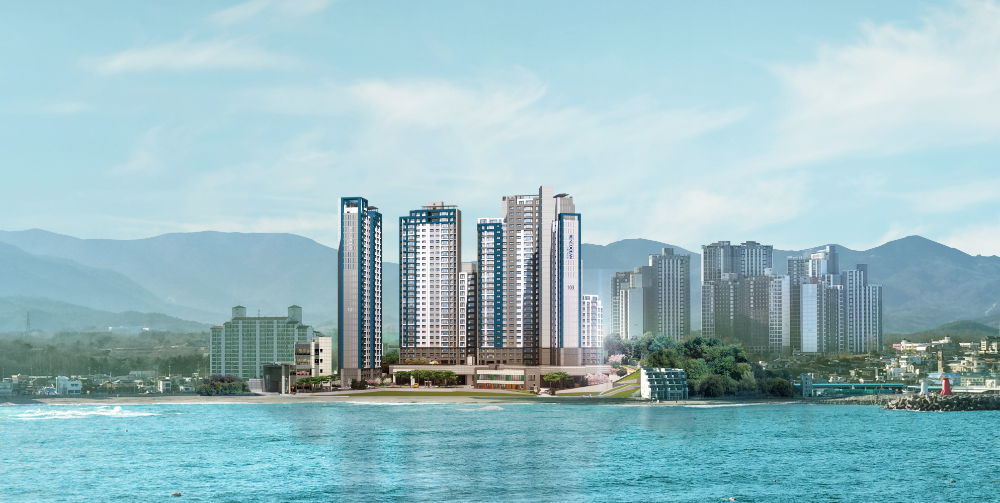 르네오션 고성 퍼스트뷰 투시도.