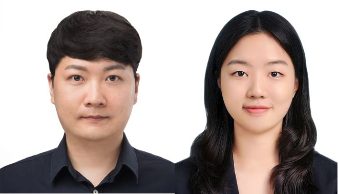 (왼쪽부터) 고려대 인공지능학과 김상필 교수(교신저자), 고려대 대학원 인공지능학과 석사과정인수민(제1저자). 사진=고려
