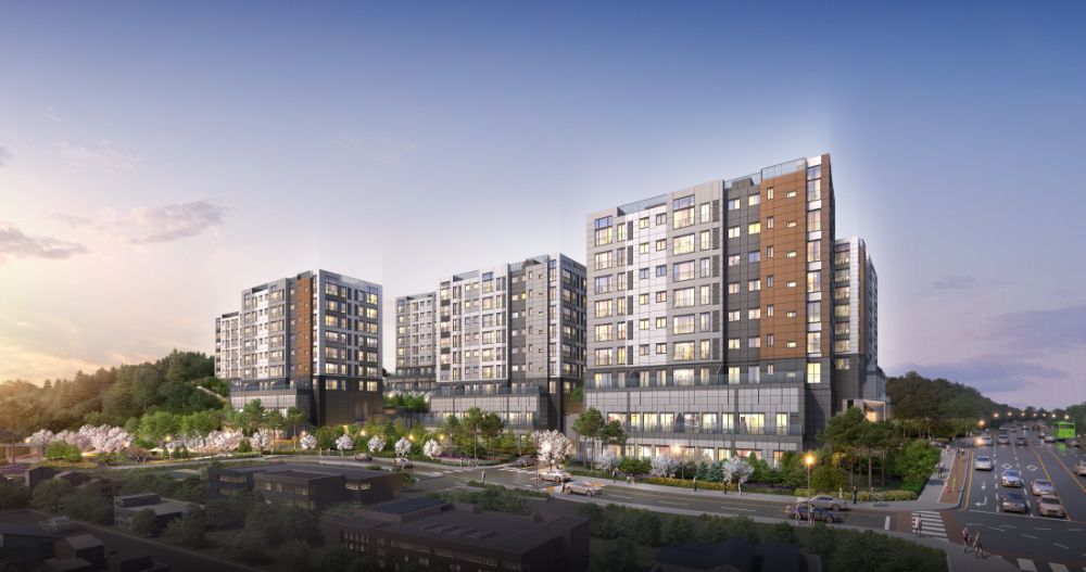 용인 플랫폼시티 라온프라이빗 아르디에 투시도.