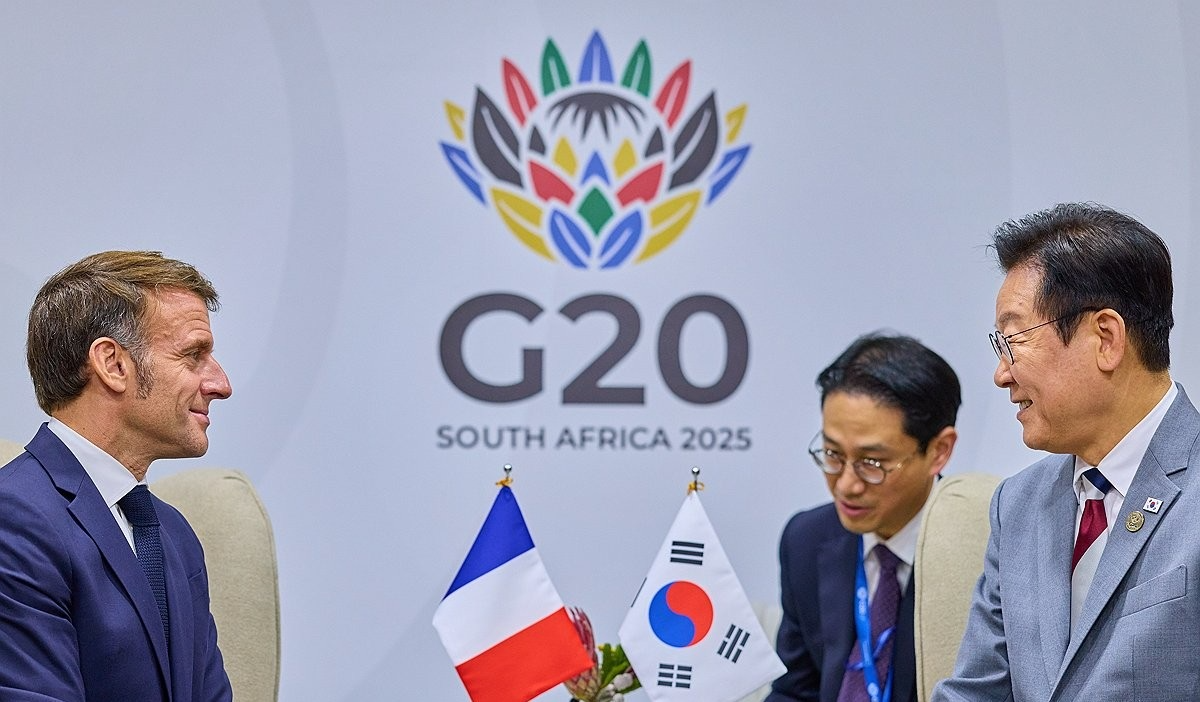 지난해 G20에서 열린 한-프 정상회담(사진=연합뉴스)