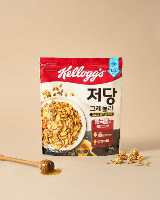 켈로그, 통곡물과 식이섬유 강화한 저당 그래놀라 출시