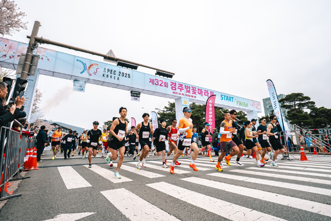 한관광공사, 경주벚꽃마라톤 외국인 참가자 유치… K-스포츠 관광 박차