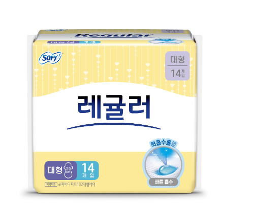 LG유니참 실속형 생리대 쏘피 레귤러 신규 출시