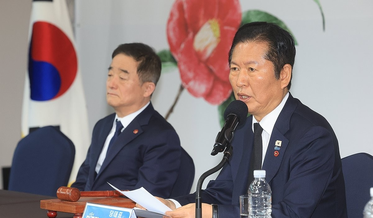 모두 발언하는 정청래 대표(사진=연합뉴스)