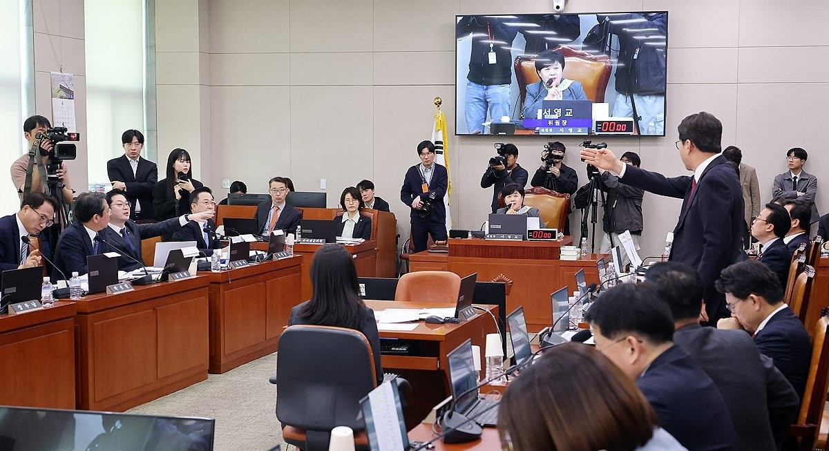 언쟁 이어지는 국회 조작기소 국조특위(사진=연합뉴스)