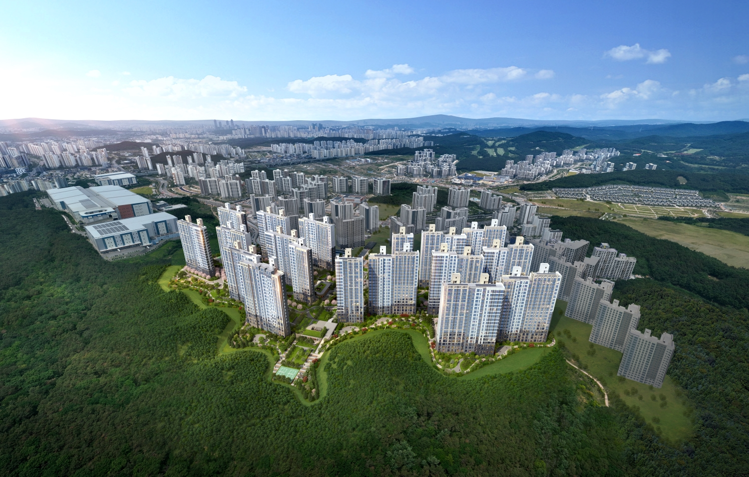 동탄 파라곤 3차 조감도.