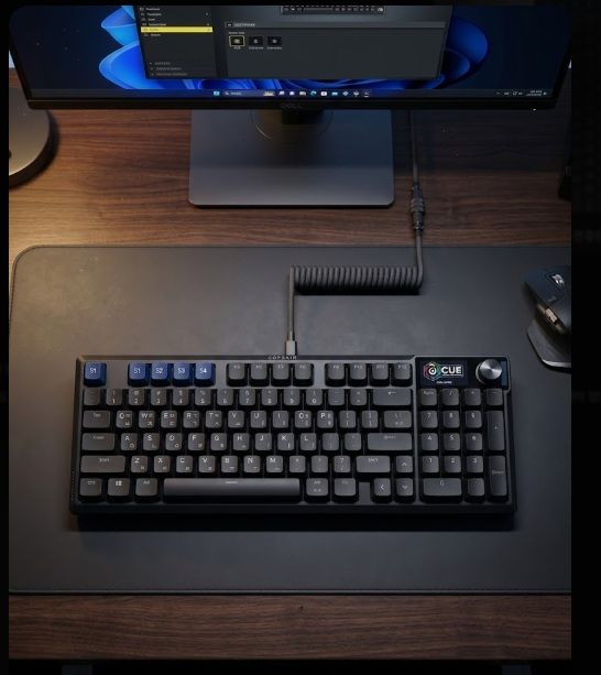 커세어 뱅가드 에어 99 WIRELESS 설치 사진(AI로 재구성된 사진)