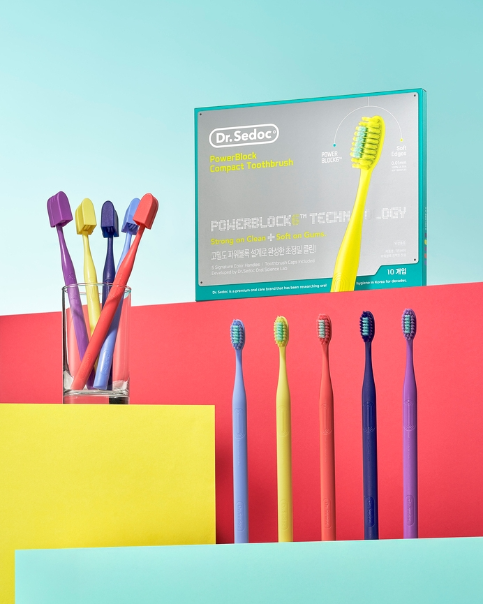 라이온코리아 이중 식모 구조 닥터세닥 칫솔 출시