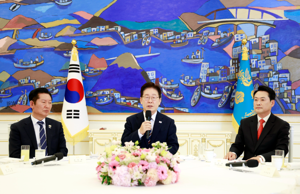 이재명 대통령, 여야정 민생경제 협의체 회담 발언(사진=연합뉴스)