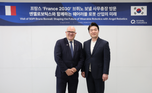 엔젤로보틱스, 프랑스 투자총괄국 사무총장 방문 받아