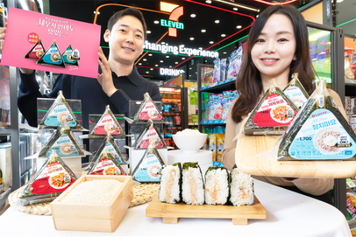세븐일레븐, 1년간 개발한 올 뉴 삼각김밥 8일 출시